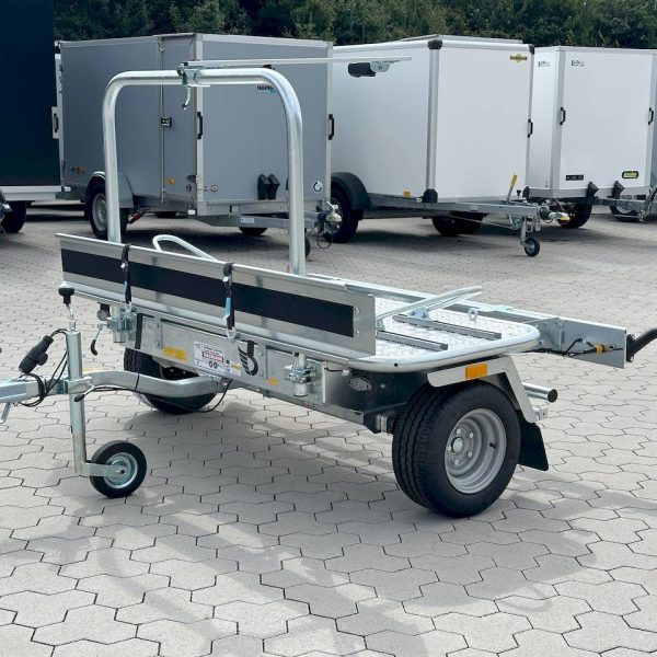 Debon Roadster Camp – Motorradanhänger 750 kg – 0,8 x 2 m – verzinkt
