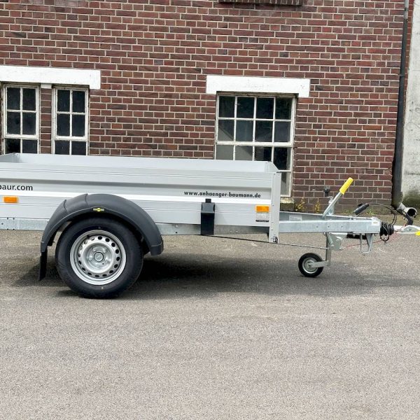 Humbaur ha 102111 - tieflader - 1t - 2.05m x 1.1m x 0.35m - bugklappe - gebremst