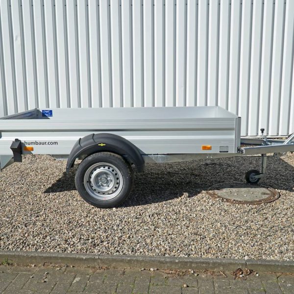 Humbaur ha 132513 - tieflader - 1.3t - 2.51m x 1.31m x 0.35m - ankippbar - gebremst