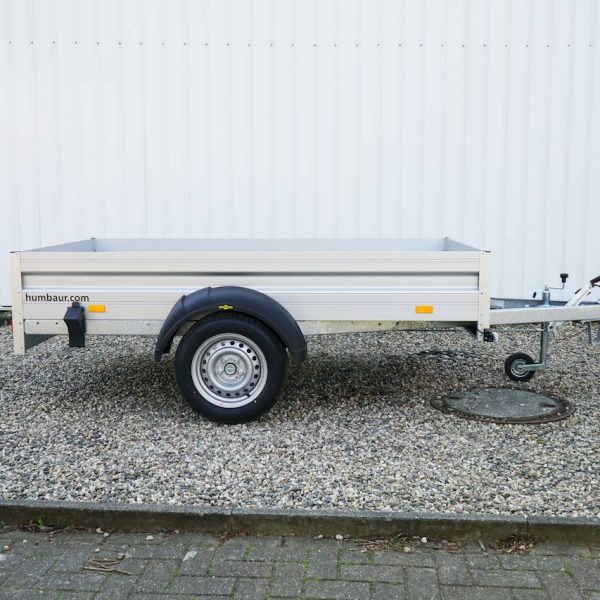 Humbaur ha 132513 - tieflader - 1.3t - 2.51m x 1.31m x 0.35m - bugklappe - gebremst