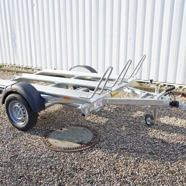 Humbaur hm 102113 - motorradanhänger - 1t - 2.09m x 1.36m - gebremst - verzinkt