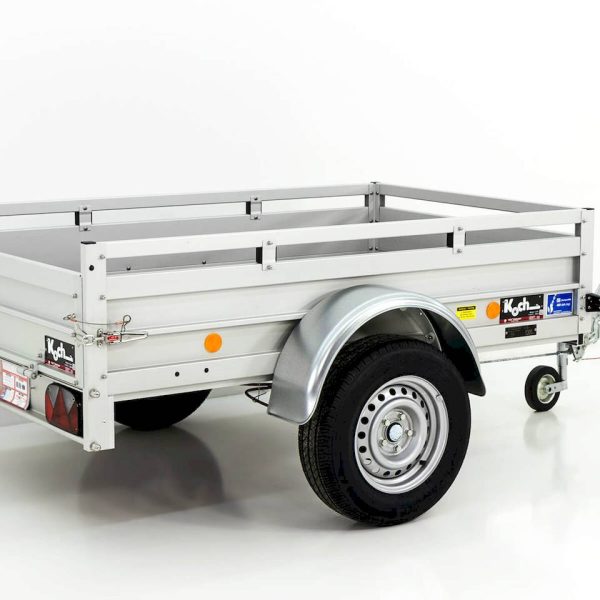Koch-Anhänger 3.13 - tieflader - 1.3t - 2m x 1.25m x 0.45m - gebremst - verzinkt