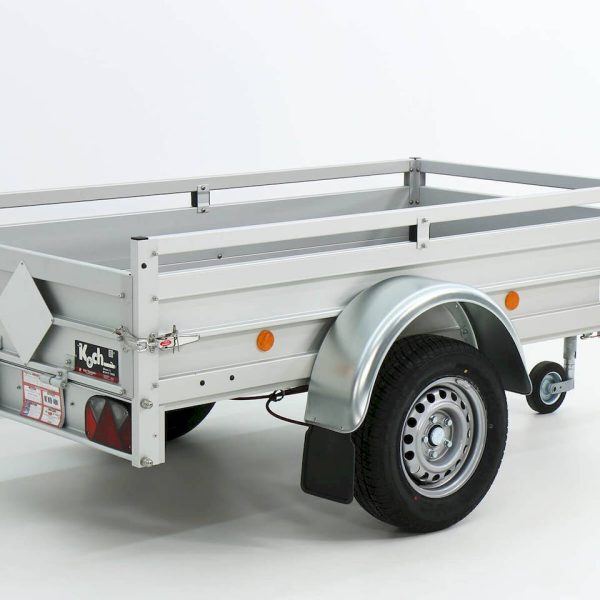 Koch-Anhänger b1000 - tieflader - 1t - 2.05m x 1.05m x 0.45m - aluboden - gebremst