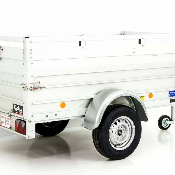 Koch-Anhänger u2 - tieflader - 750 kg - 2.05m x 1.05m x 0.65m - verzinkt