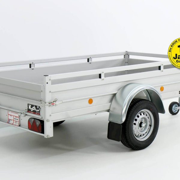 Koch-Anhänger u4 - tieflader - 750 kg - 2.5m x 1.25m x 0.45m - verzinkt