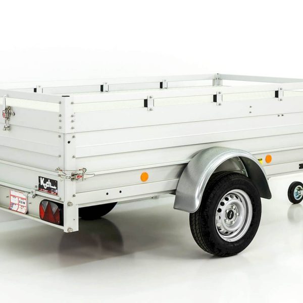 Koch-Anhänger u4 - tieflader - 750 kg - 2.5m x 1.25m x 0.5m - verzinkt