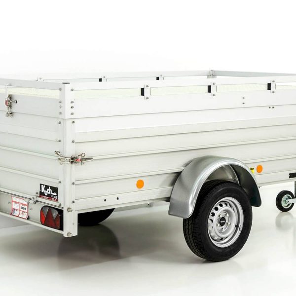 Koch-Anhänger u4 - tieflader - 750 kg - 2.5m x 1.25m x 0.65m - verzinkt