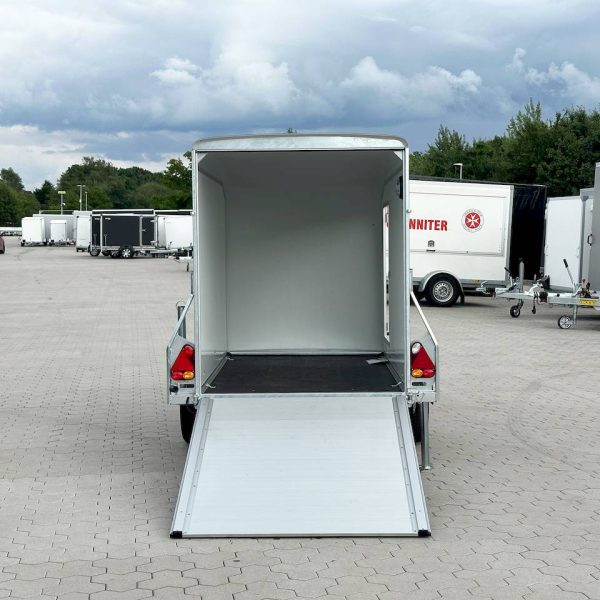Cheval Liberté Debon C255 V2 Wabenkern – Kofferanhänger 750 kg schwarz/grau mit Seitentür