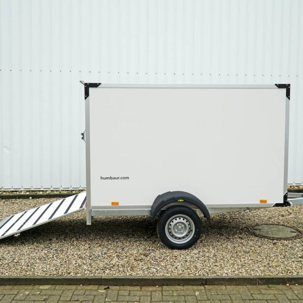 Humbaur hk 752513-15p - kofferanhänger - 750 kg - 2.51m x 1.32m x 1.52m - rampe