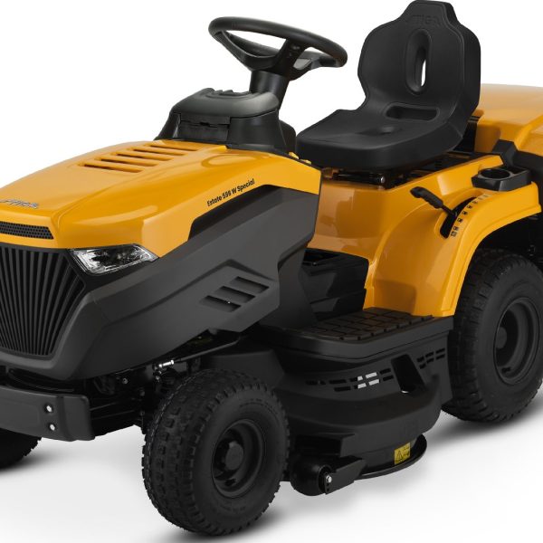 Stiga Rasentraktor Estate 598 W Special HONDA mit Mulchstopfen, Anhängerkupplung und Ladegerät – vue 3