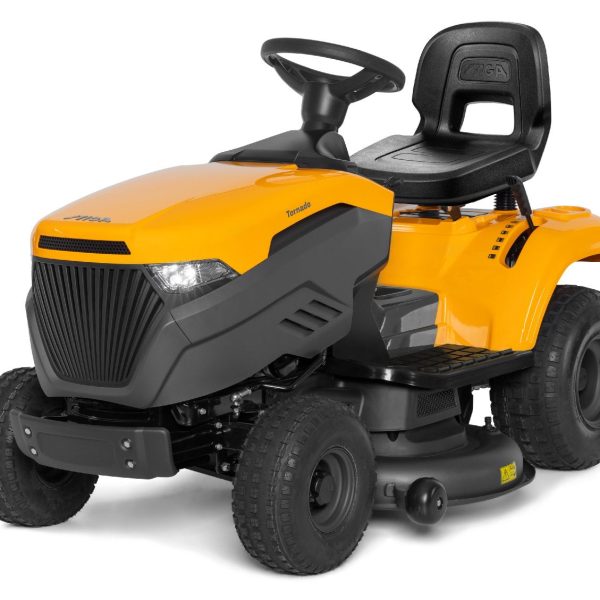 Stiga Rasentraktor Tornado 5108 mit Mulchkit und Anhängekupplung – vue 3
